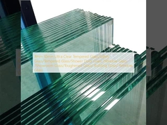 8mm 10mm Ultra Clear Tempered Glass/Safety Glass/Tempered Glass/Shower Door Glass/Window Glass/Showroom Glass/Toughened Glass/Building Glass/Window Glass