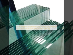 Float Tempered Toughened Glass Curved Glass Hot Bent Glass untuk Furniture Glass Railing Fence Table Top