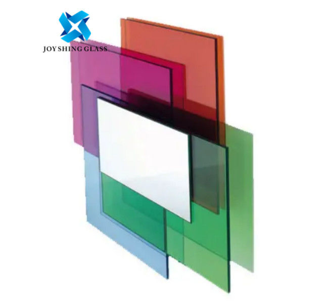 Kaca Laminasi Reflektif Berwarna Untuk Rumah / Toko
