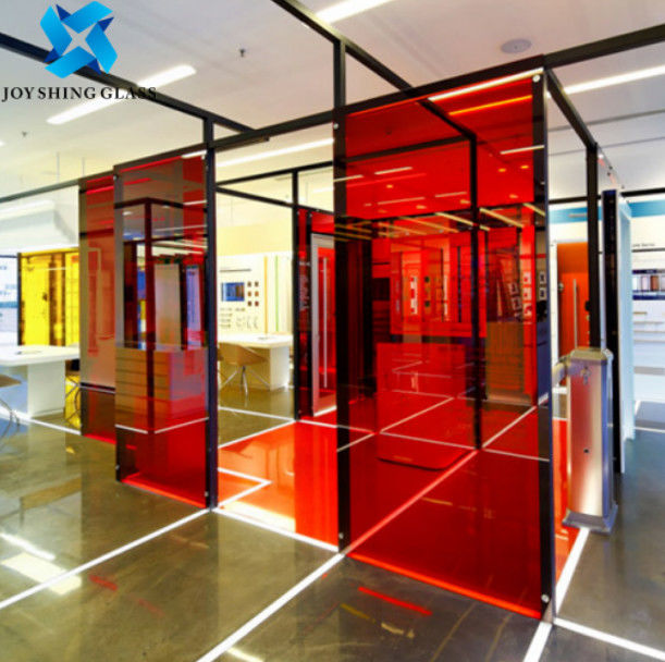 Kaca Laminasi Reflektif Berwarna Untuk Rumah / Toko