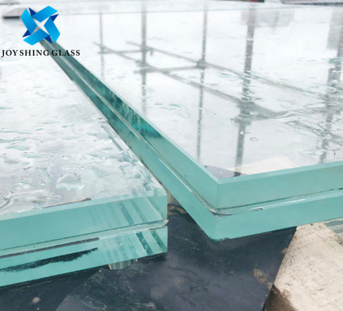 Kaca Laminasi Keselamatan PVB Kustom Untuk Panel Atap Standar AS / NZS CE SGS