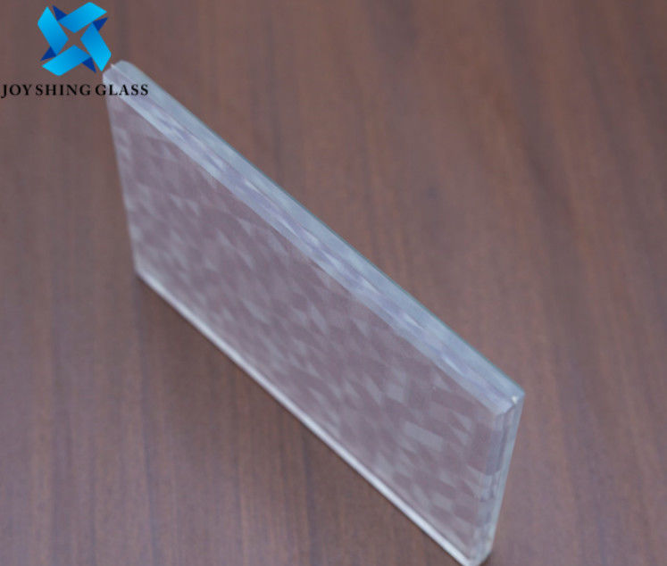 CE Low Iron Triple Laminated Glass 55.2mm 66.2mm Harga Kaca Laminasi Tempered