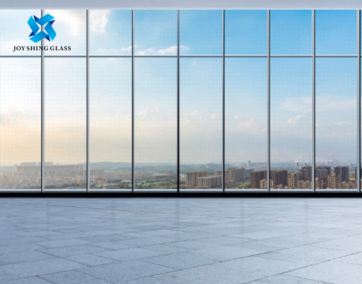 CE Low Iron Triple Laminated Glass 55.2mm 66.2mm Harga Kaca Laminasi Tempered
