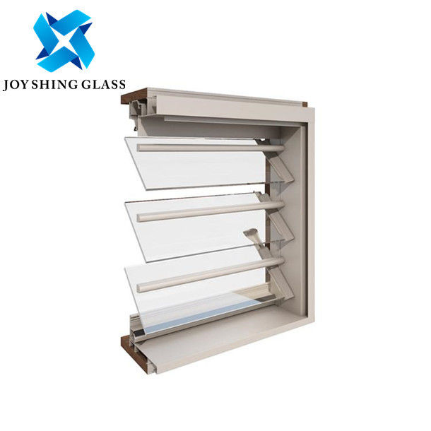 Louver Laminated Glass Sheet Ketebalan Kustom Ukuran Warna Bentuk
