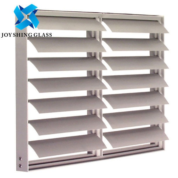 Louver Laminated Glass Sheet Ketebalan Kustom Ukuran Warna Bentuk