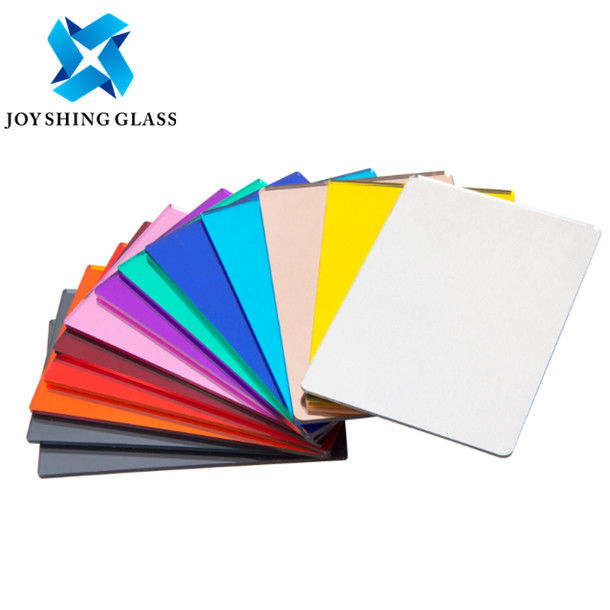 Warna-warni Anti Gores Cermin Kaca Kustom 1220 * 2440mm Lembar Cermin Akrilik Untuk Kamar Mandi
