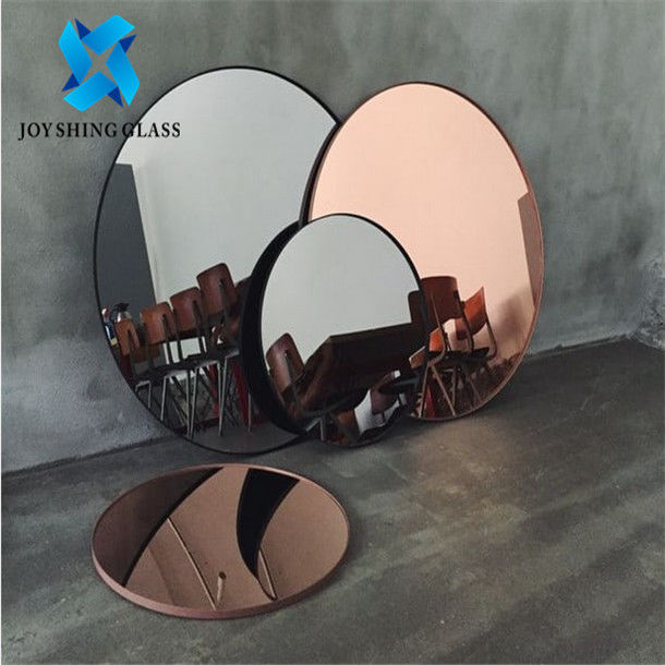 Dinding Kaca Cermin Berwarna 2mm hingga 8mm Ukuran Kustom Bentuk Warna