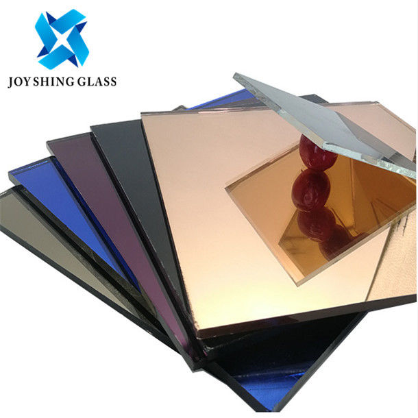 Warna-warni Anti Gores Cermin Kaca Kustom 1220 * 2440mm Lembar Cermin Akrilik Untuk Kamar Mandi