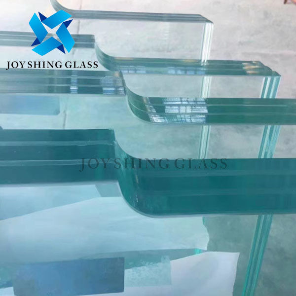 Pintu Kaca Laminasi Keselamatan Kustom 8.76mm PVB Kaca Laminasi Bening Berwarna