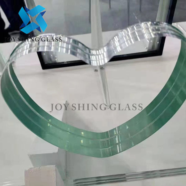 Pintu Kaca Laminasi Keselamatan Kustom 8.76mm PVB Kaca Laminasi Bening Berwarna