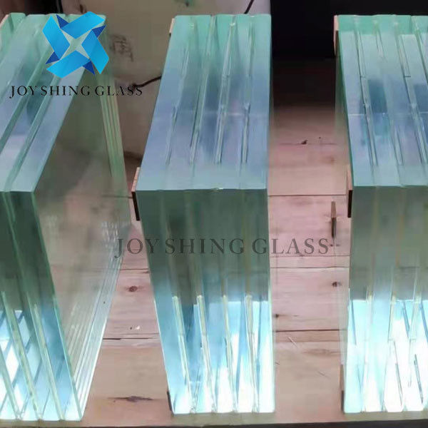 Pintu Kaca Laminasi Keselamatan Kustom 8.76mm PVB Kaca Laminasi Bening Berwarna