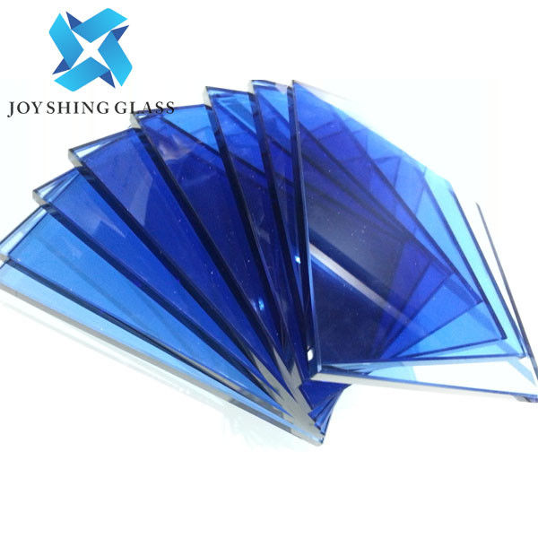 Ford Blue Float Glass 3660 * 2134mm Pelat Kaca Terapung Berwarna Tempered