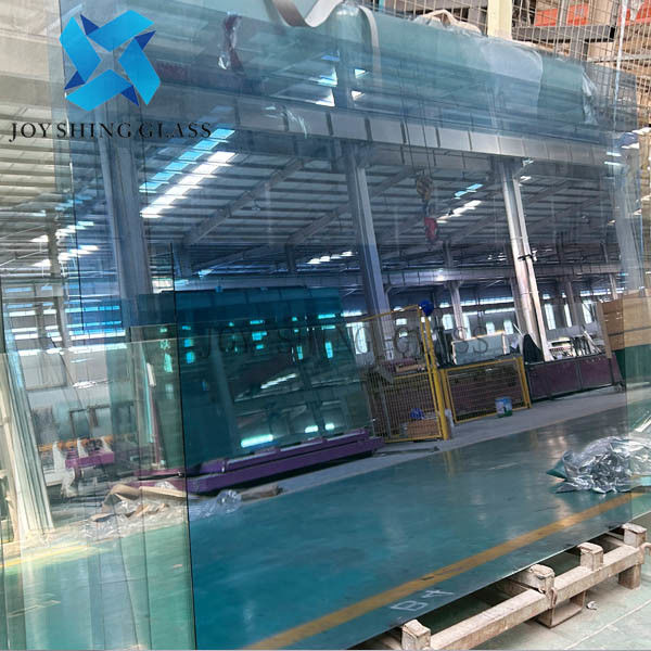 Ford Blue Float Glass 3660 * 2134mm Pelat Kaca Terapung Berwarna Tempered