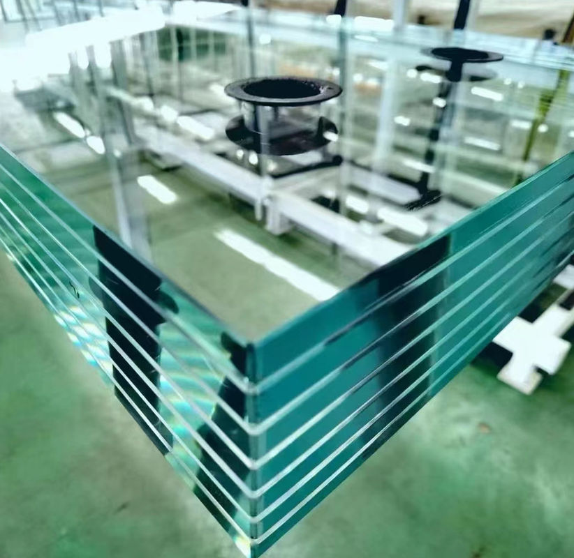 Kaca Tempered Tebal 10mm 12mm 15mm 19mm Ukuran Disesuaikan