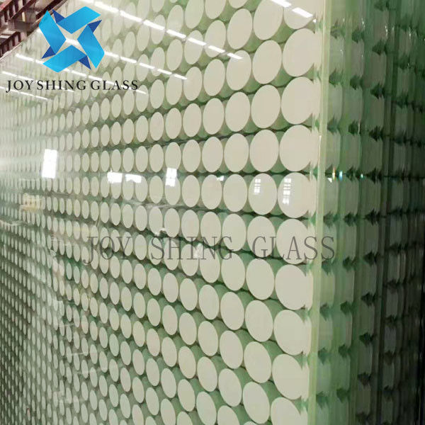 Magic Colorful Tempered Art Glass Shape Disesuaikan untuk Pintu / Jendela