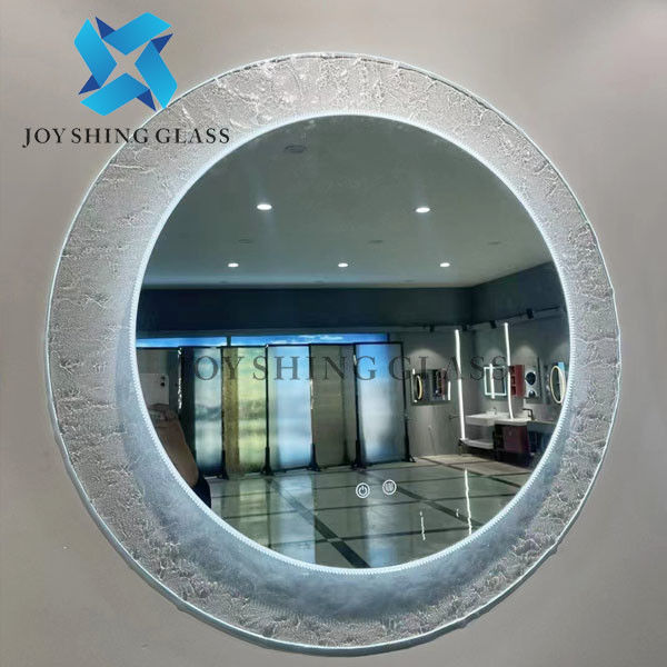 Vanity Lighted Wall Mounted Mirror Untuk Dekorasi Kamar Mandi, Cermin LED
