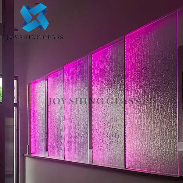 Warna Tempered Hot Melt Glass Untuk Dekorasi Tembok Partisi