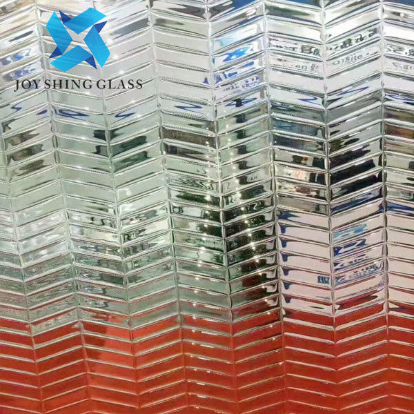 Warna Tempered Hot Melt Glass Untuk Dekorasi Tembok Partisi