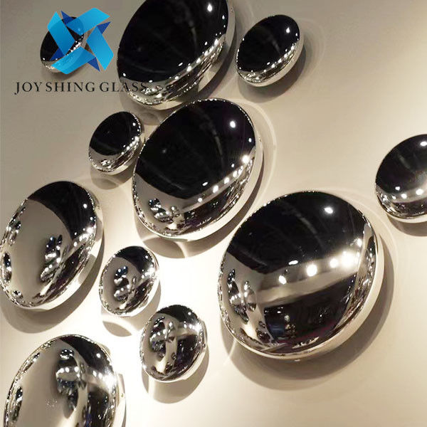 Warna Disesuaikan 48 inci Mirror Congve Bulat Untuk Dekorasi Dinding