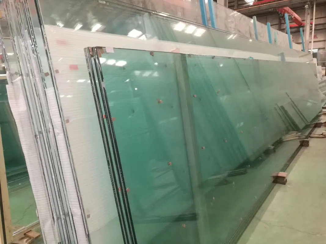 8 10 12 mm Kaca Keamanan Laminasi yang Terberat untuk Jendela Pintu Pergelangan Tangga