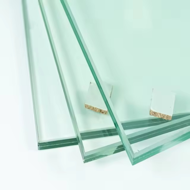 Pilihan Arsitektur Kaca Laminasi Ultra-Jelas Refleksi Rendah Untuk Toko Mewah Meja Makan Hotel Kamar Hidup Tangga