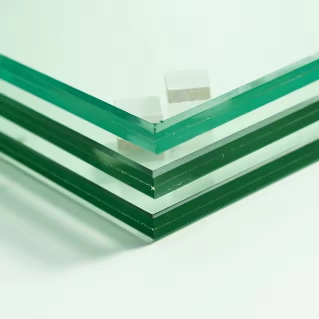 Pilihan Arsitektur Kaca Laminasi Ultra-Jelas Refleksi Rendah Untuk Toko Mewah Meja Makan Hotel Kamar Hidup Tangga