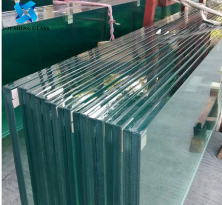 Membangun Lembar Kaca Laminasi Konstruksi Kaca Tempered Ultra Clear yang Disesuaikan