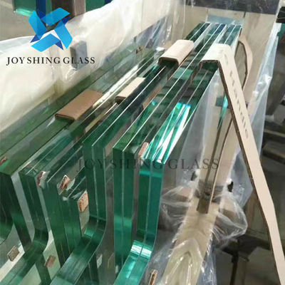 Kaca Pengaman Akustik Laminasi 0.38mm-2.28mm PVB Kaca laminasi yang dikeraskan