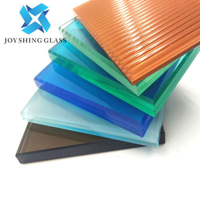 Kaca Laminasi Perunggu 15mm 19mm Kaca Pengaman Akustik Laminasi Kustom