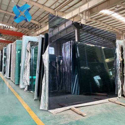 Panel Kaca Tempered 12mm Kustomisasi Kaca Pengaman Tahan Api yang Dikeraskan