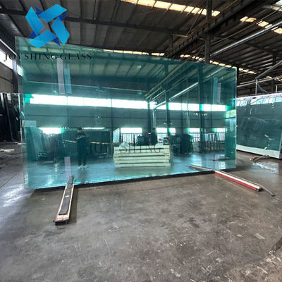 2-19mm Crystal Clear Kaca Terapung Datar Tempered Kaca Arsitektur Terapung