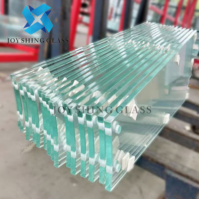Custom 15mm Low Iron Safety Toughened Glass Untuk Partisi