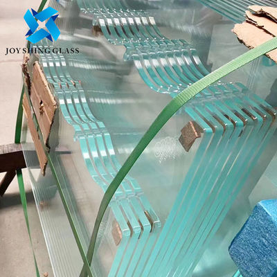 Ukuran yang disesuaikan 6mm Ultra Clear Toughened Glass Untuk Kamar Mandi