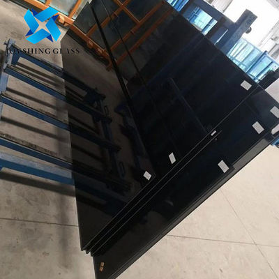 Custom Colored Toughened Glass 10mm Hitam Tempered Glass