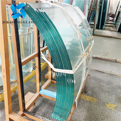 6mm bening melengkung kaca tempered 1/4 inci Bent keras kaca