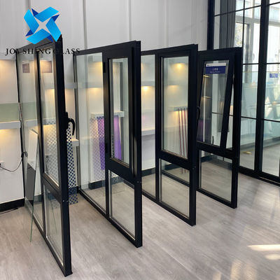 Pemecahan Termal Aluminium miring Dan Putar Profil Windows Opsional