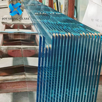 F - Biru Tempered panas direndam Kaca 12mm berwarna Keamanan Kekerasan Kaca