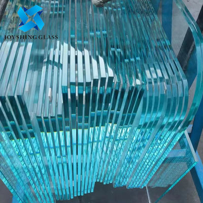Kaca Tempered Ultra Jernih 19mm Kaca Dikeraskan Besi Rendah 3/4 Inci