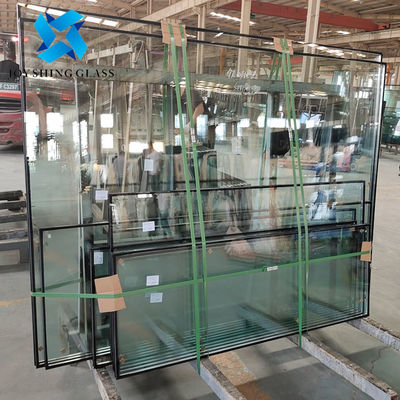 Ultra Clear Tempered Low E Insulated Glass Untuk Jendela Villa