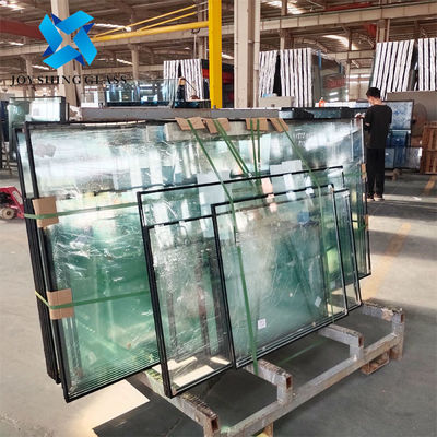 Kaca Terisolasi Panas Berwarna Hijau Low-E Double Glazing Custom