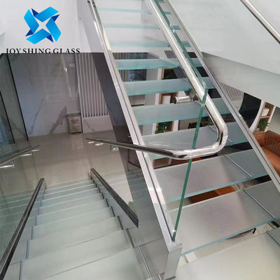 12.38mm Safety Laminated Glass untuk Perisai Kaca Tangga Indoor