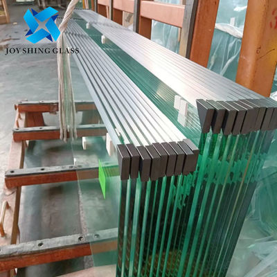 Disesuaikan 12mm Clear Toughened Glass Untuk Pintu