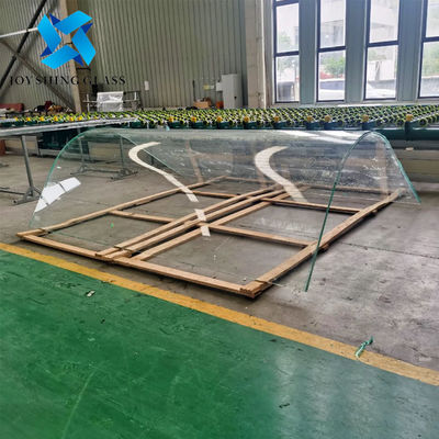 Unit Kaca Ganda melengkung 17,52mm Kaca Laminasi melengkung