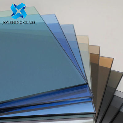 Bentuk Disesuaikan 8mm Biru Hitam Kaca Ketahanan Untuk Balok