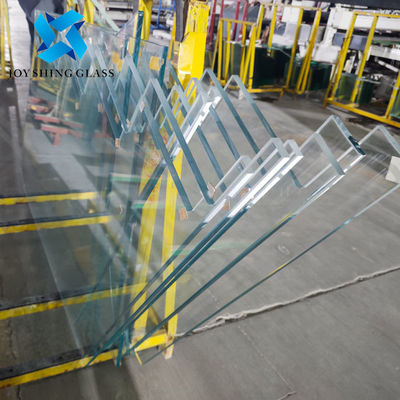 Bentuk Custom 15mm Ultra Clear Toughened Glass Stair Handle