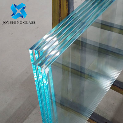 Disesuaikan Ultra Clear 12mm 15mm Balustrade Kekerasan Kaca