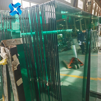 Bentuk Disesuaikan 10,38mm Putih Susu PVB Keamanan Laminasi Kaca